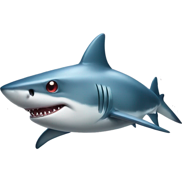 Shark with star on eye  emoji