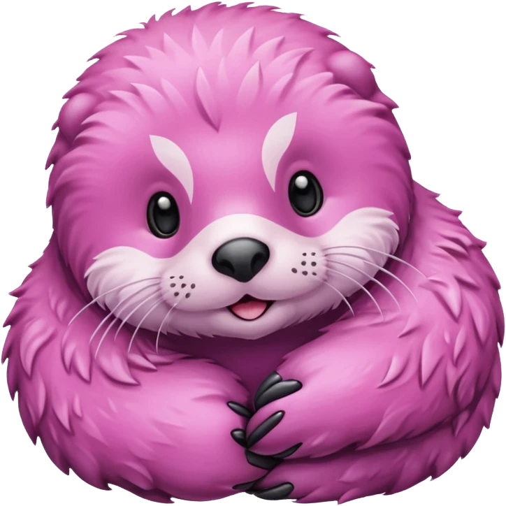 pink sea otter emoji