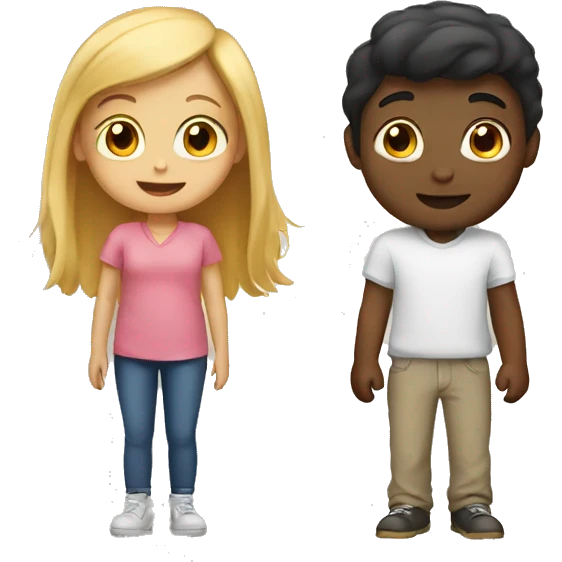boy and girl emoji