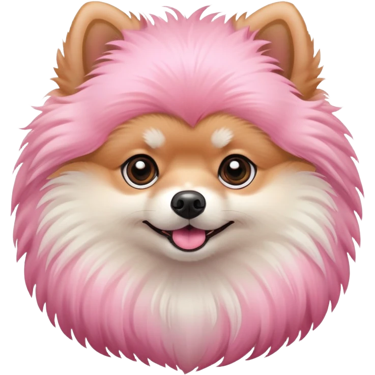 All Pink Pomeranian  emoji