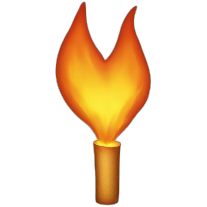 Croix gammé en feu emoji