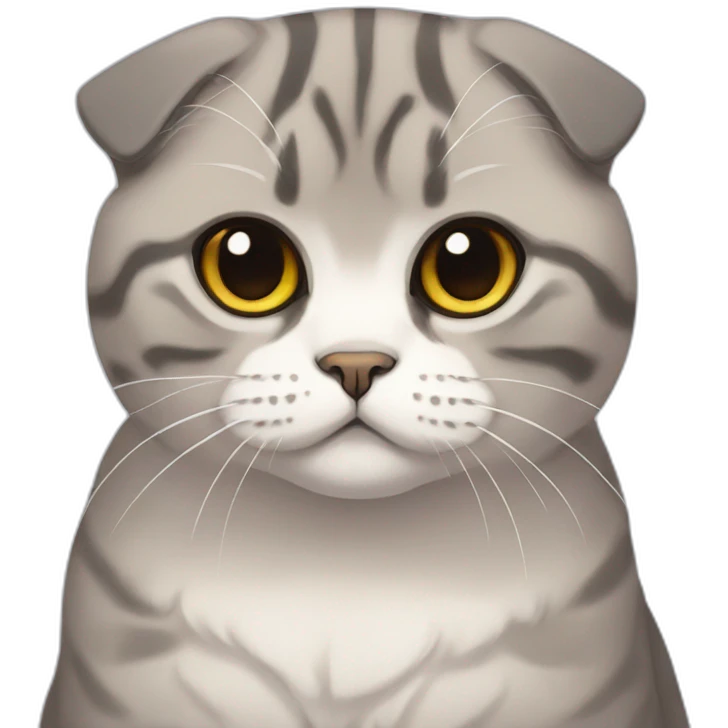 scottish fold cat emoji