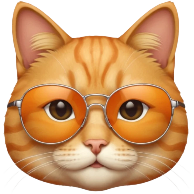 Cat wearing sunglasses emoji