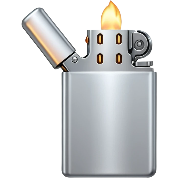 silver lighter emoji