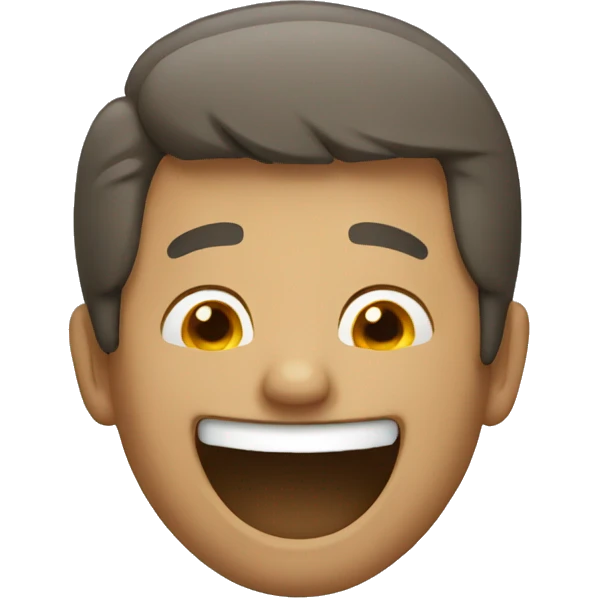 man laughing emoji