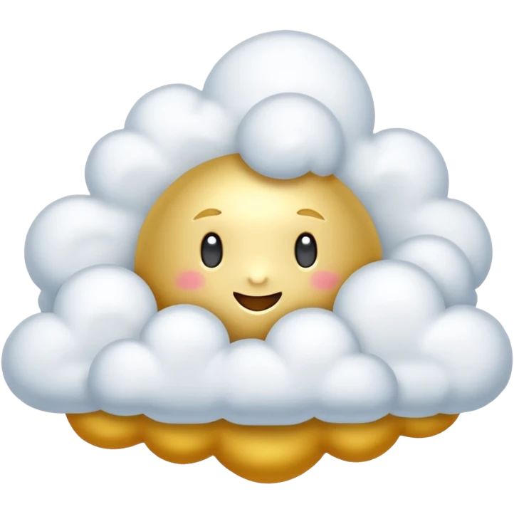Nube voladora dorada de la serie de dragón ball, solo quiero la nube emoji