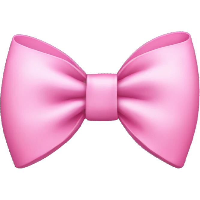 pink bow emoji