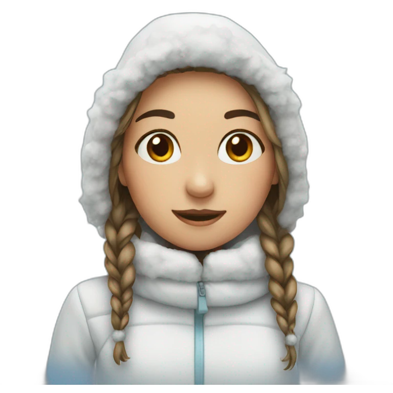 Snow girl emoji