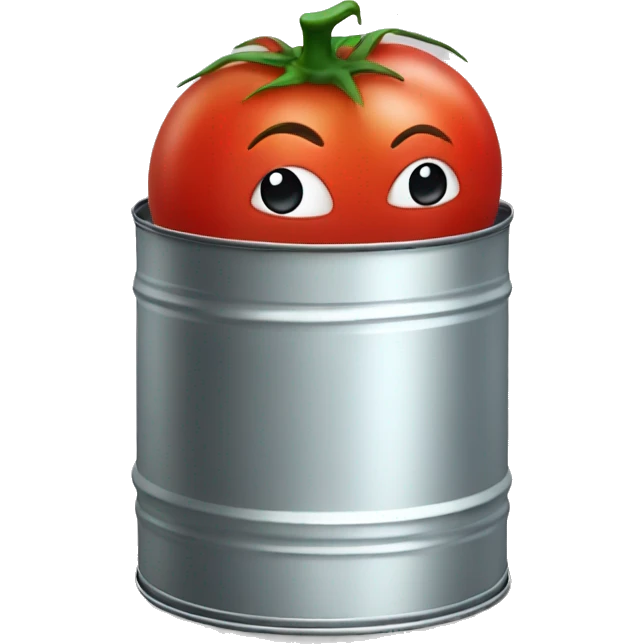 tomato in a metal can emoji
