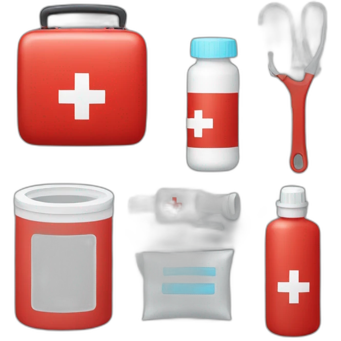 red FirstAid Kit emoji