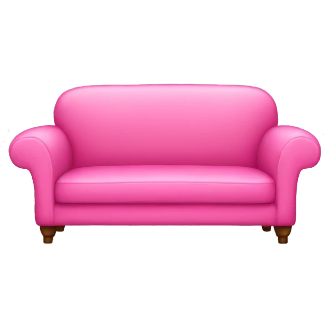 pink couch emoji