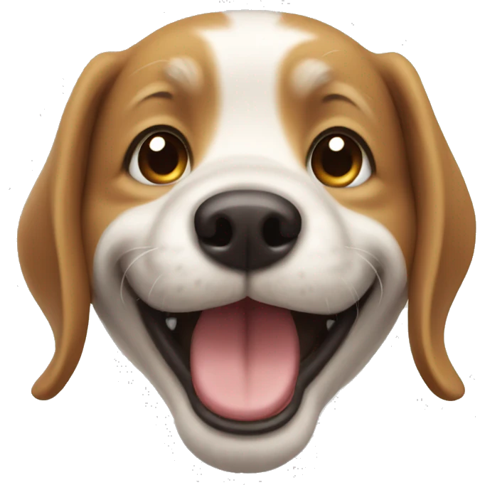 Happy dog emoji