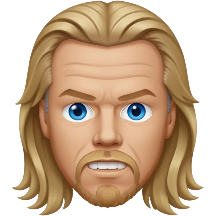 James Hetfield with blue eyes emoji