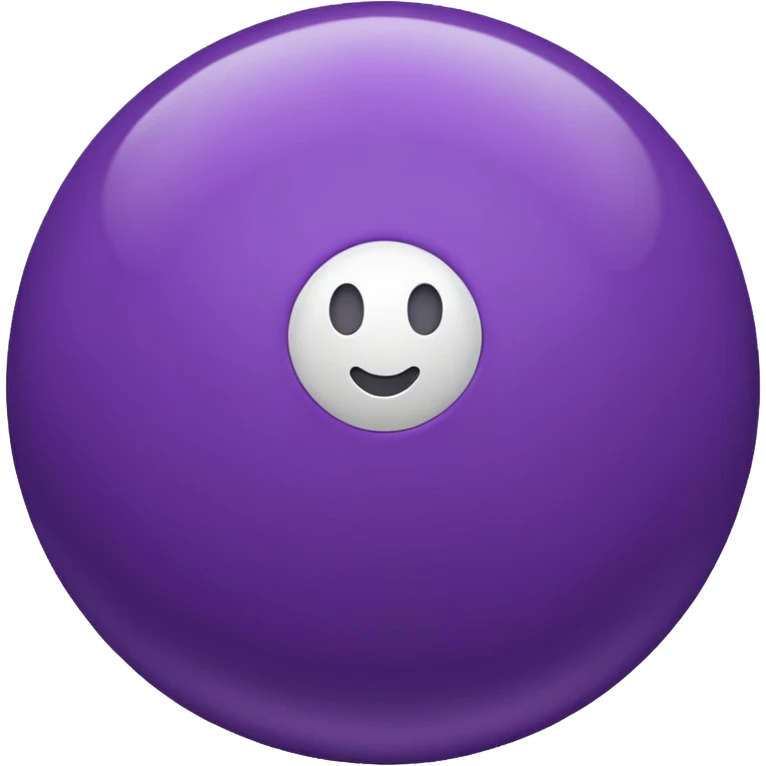 purple 4 pool ball solid emoji