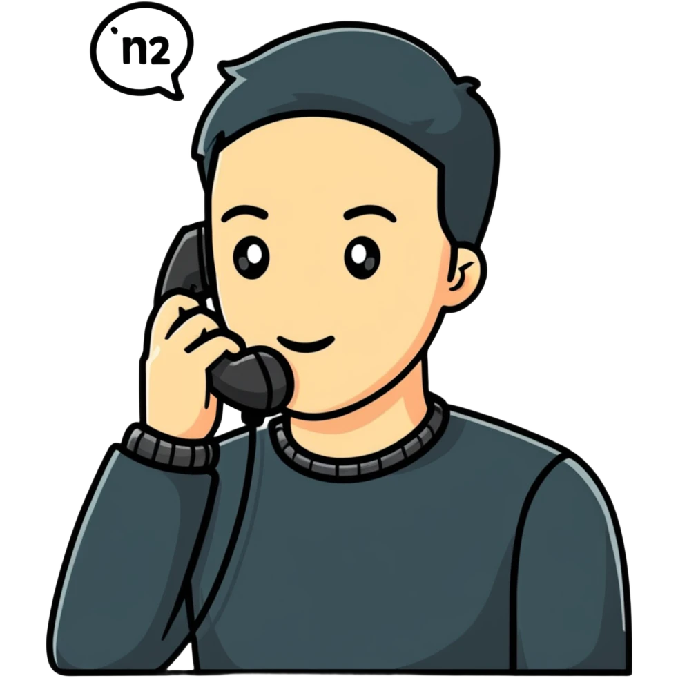 person talking on a phone call emoji