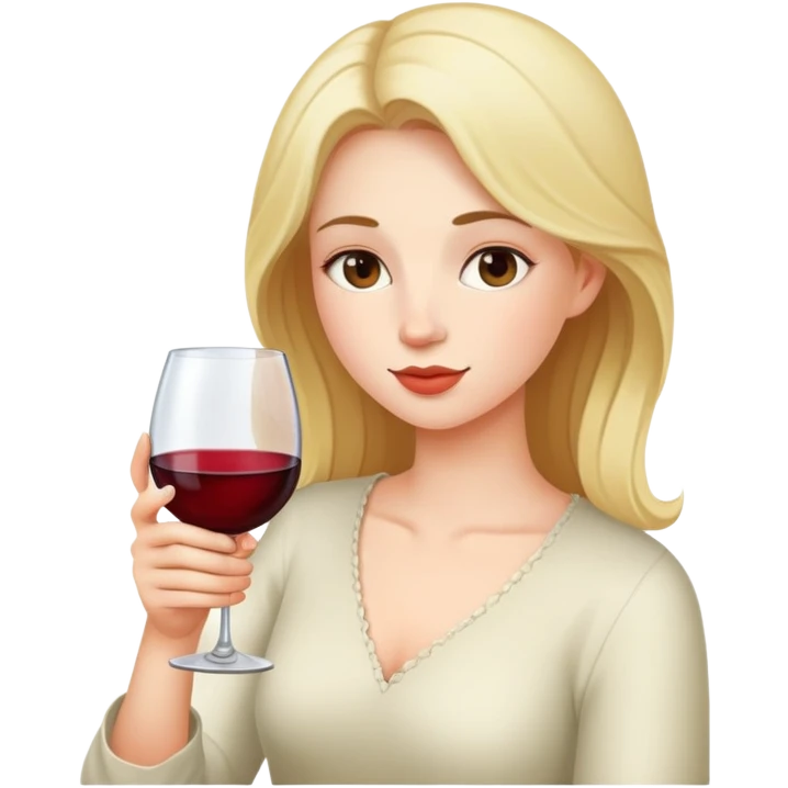 Wine girl emoji