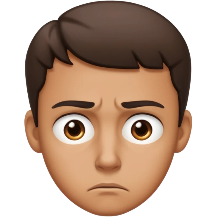 Create one core emoji that clearly represents the emotion “anxious.”
The emoji should show:

Facial tension

Worry or nervousness

A small sweat drop to indicate anxiety

The emoji must visually communicate emotional stress or nervous anticipation without using text. emoji
