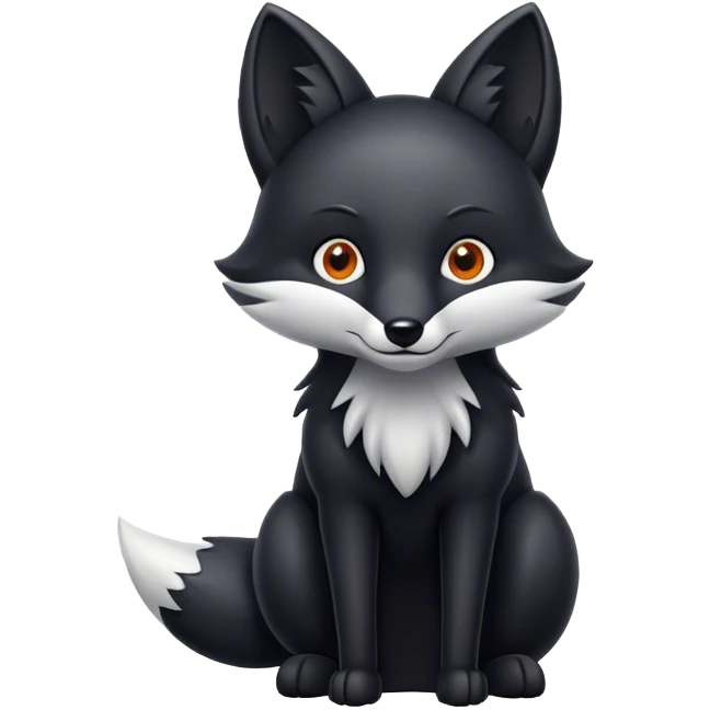 black fox emoji