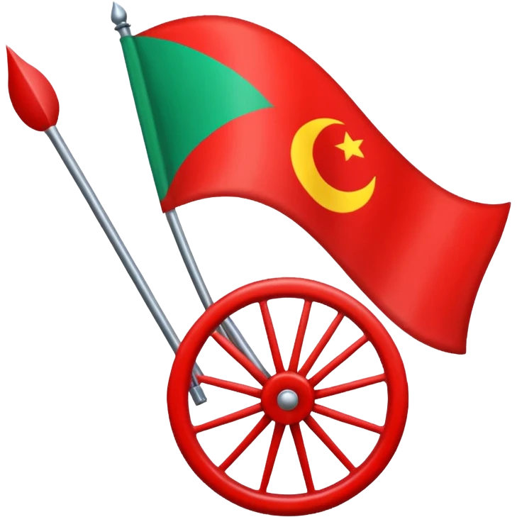 Drapeau gitan emoji