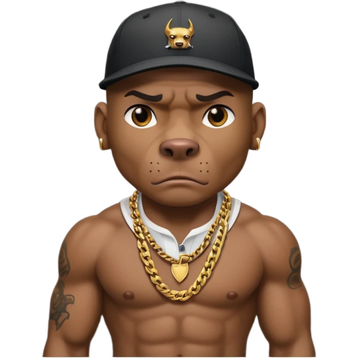 Rude boy Pitbull emoji