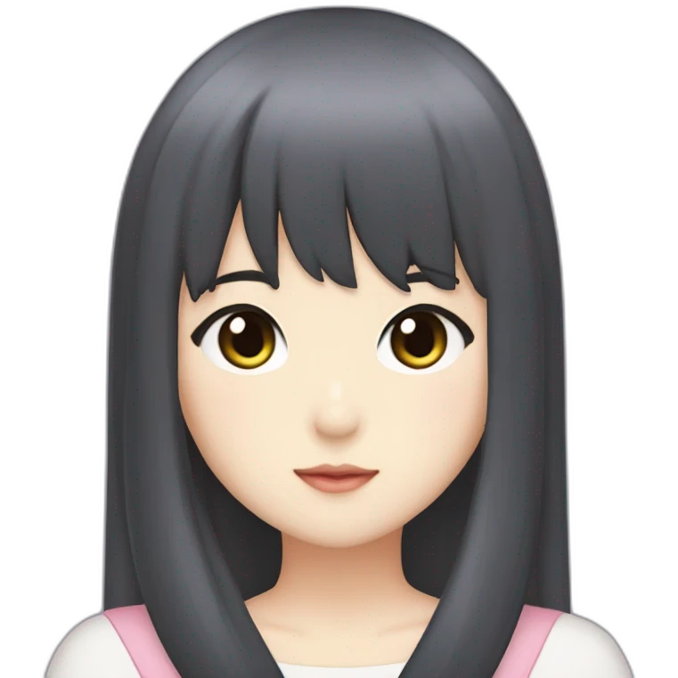Tomoyo Daidouji dark hair emoji