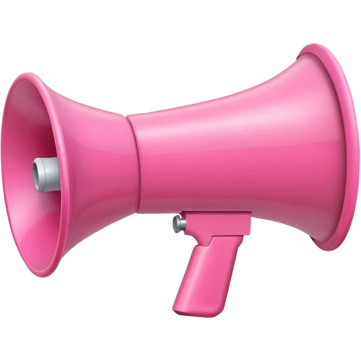 MEGAFONO rosa emoji