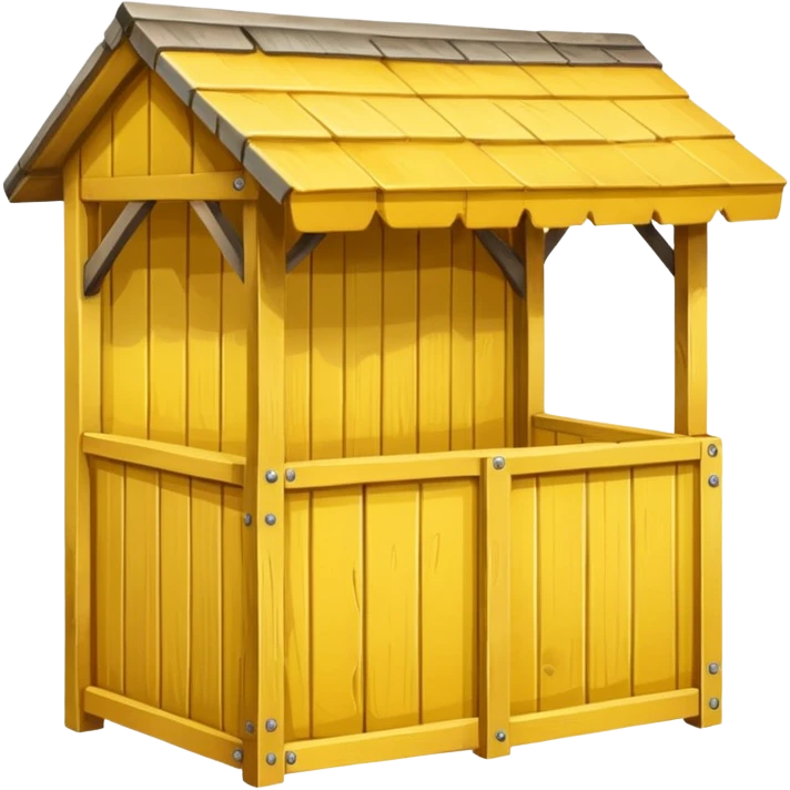Yellow stall. emoji