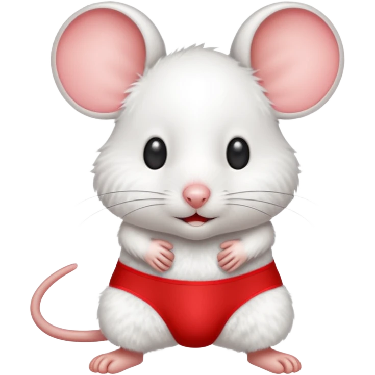 Mouse 🐰 with underwear 🩲 emoji