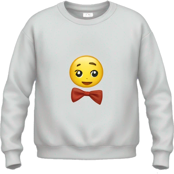 Bow sweatshirt emoji