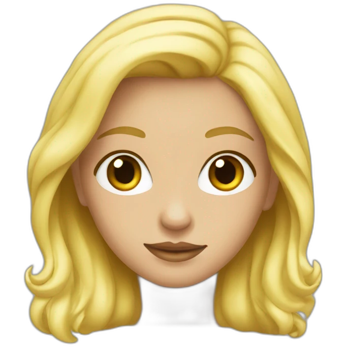 fille blonde sweat capuche emoji
