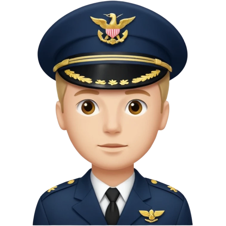 male navy soldier, bulgy face. emoji