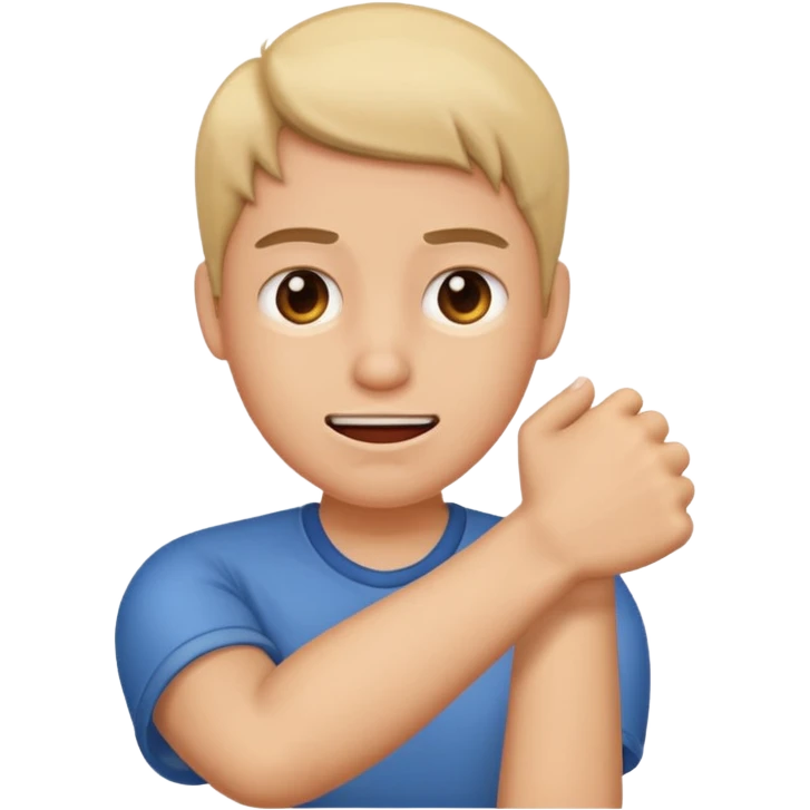 un infortunio muscolare durante sport emoji