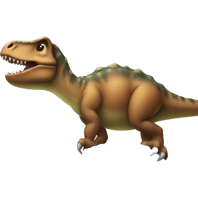 dinosaur on a pole emoji