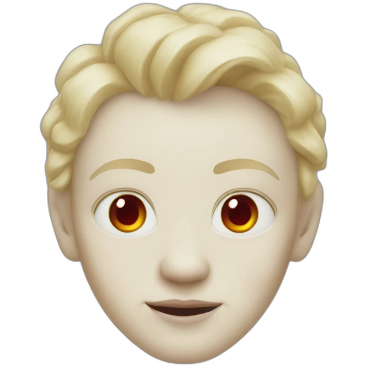 À albino Na’vi whit red eye from the movie avatar emoji