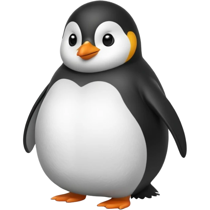 Fat penguin emoji