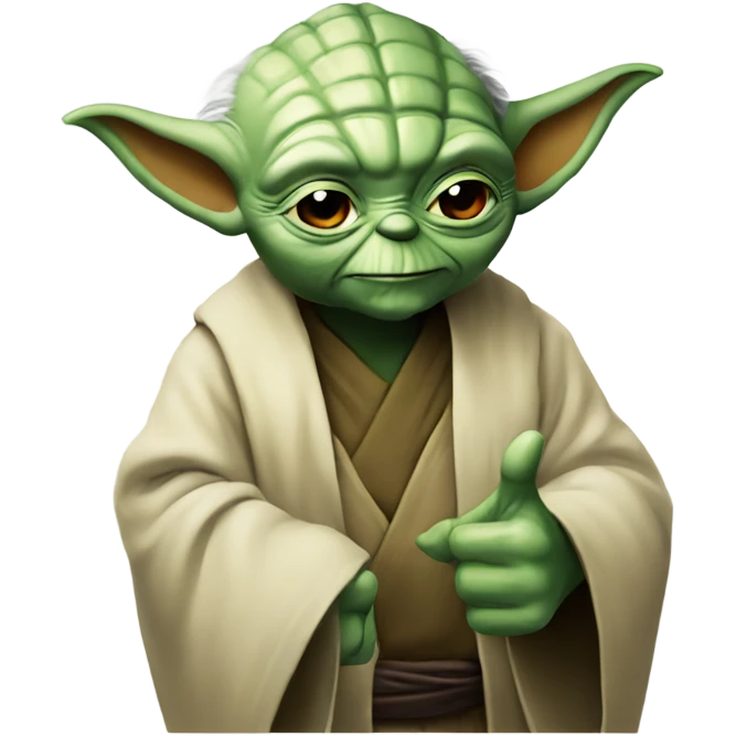 Master Yoda gives a thumbs up emoji