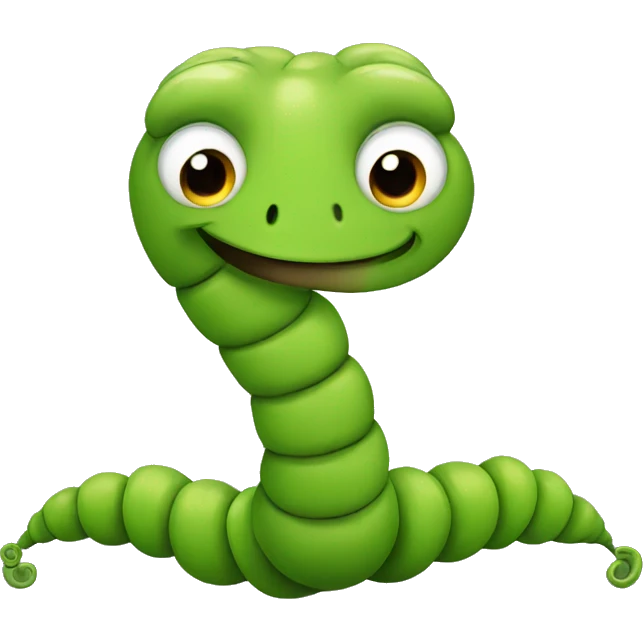 inchworm  emoji