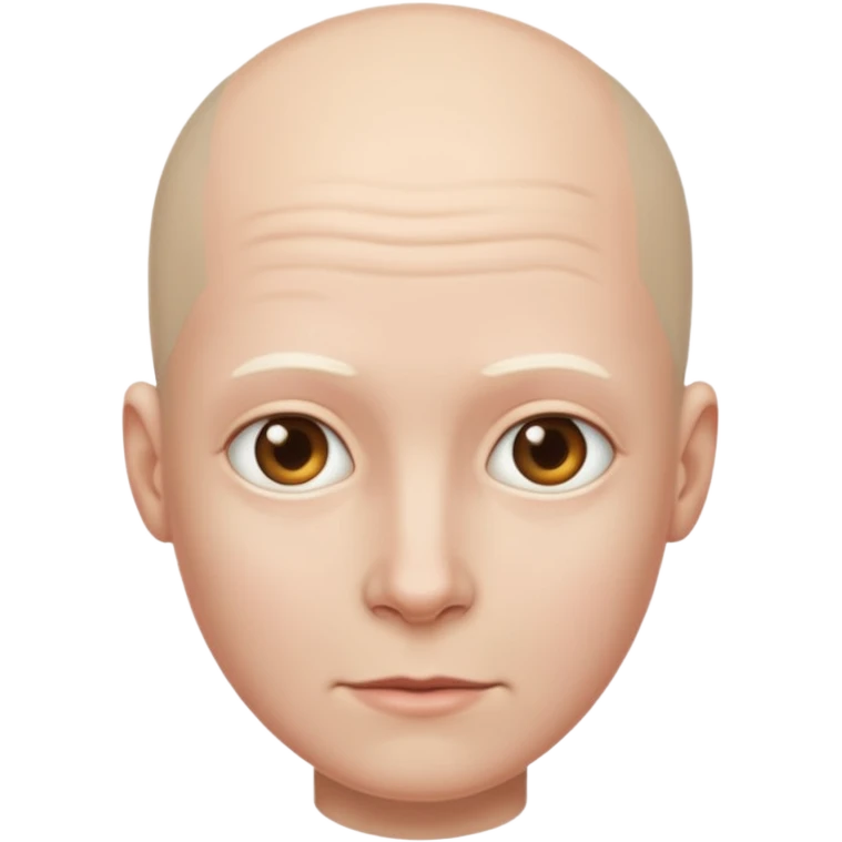 Human without hair emoji