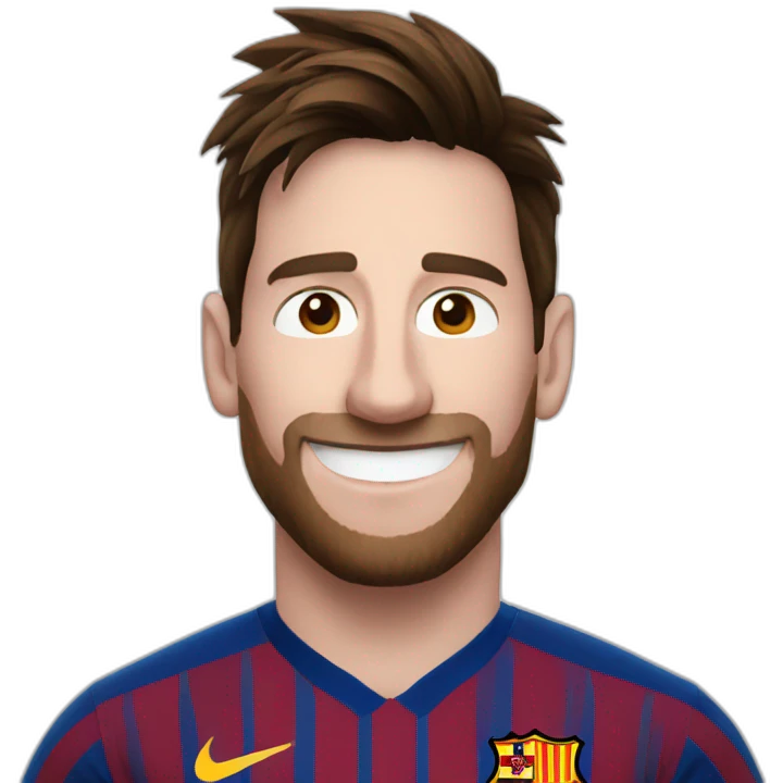 messi enjoying emoji