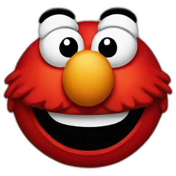 elmo smiling emoji