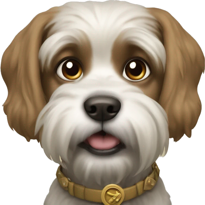 Dog war’s a buguette emoji