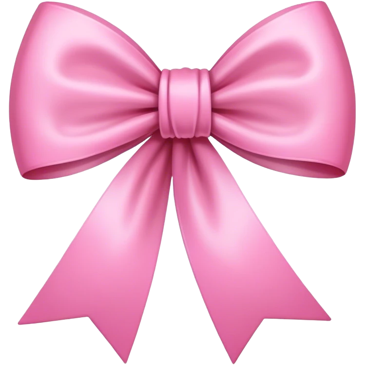 Long bow pink emoji