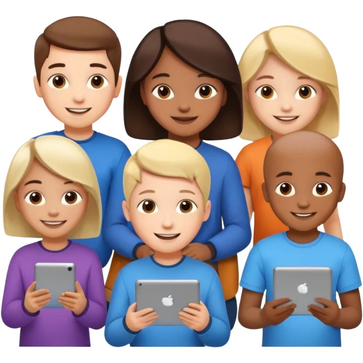 Your design should directly reflect the issue of cyberbullying or safe internet use. It should convey a positive message focused on empathy, support, or solutions. The design should be consistent with the overall spirit of the "Digital Guardians" project. emoji