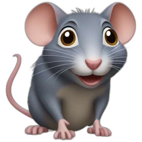 remi the rat from ratatouille emoji