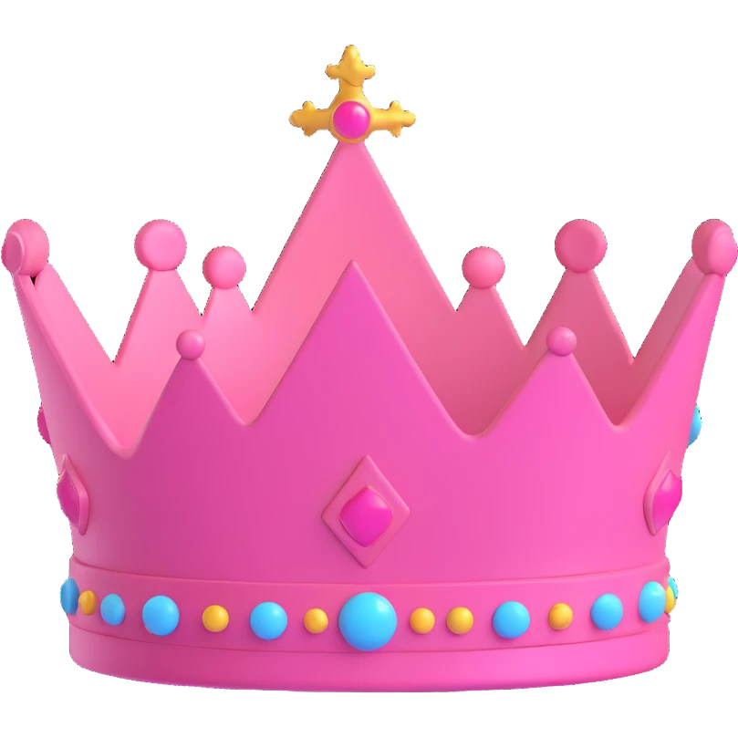 pink crown emoji