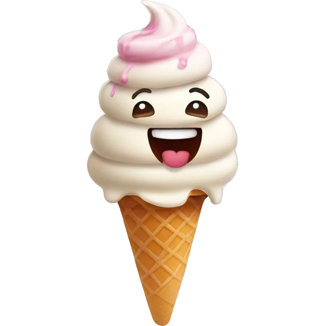 Toes in ice cream emoji