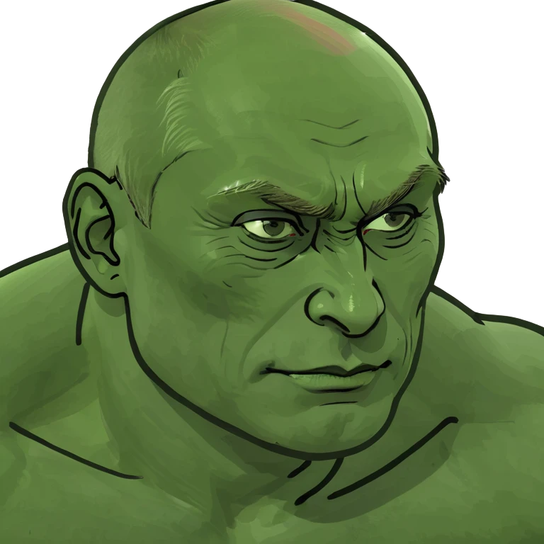 Putin with muscles emoji