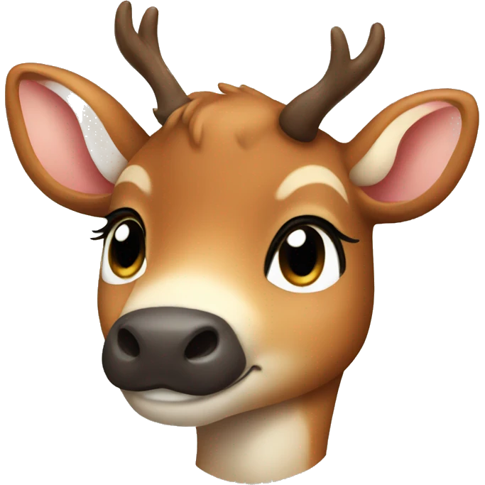 Cute deer  emoji