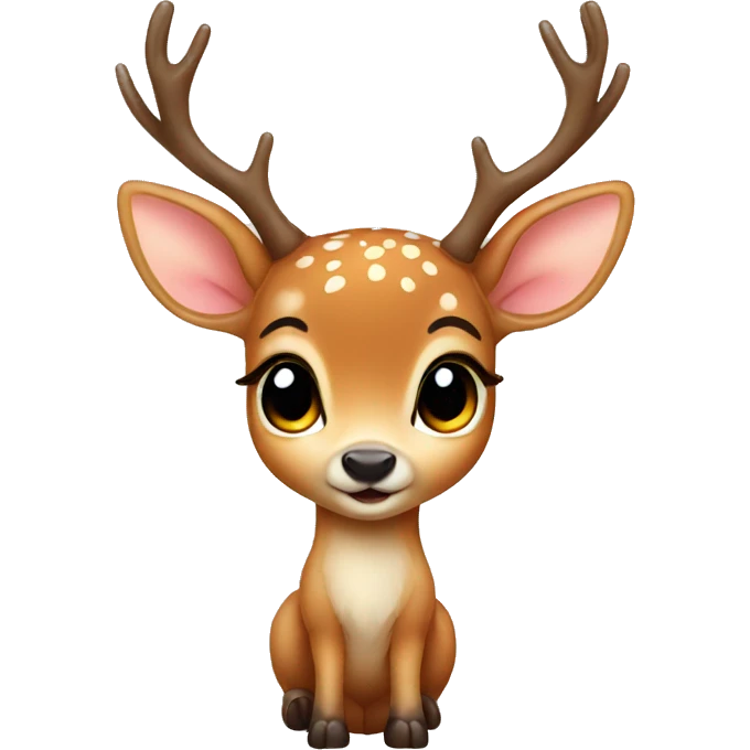 cute baby deer emoji