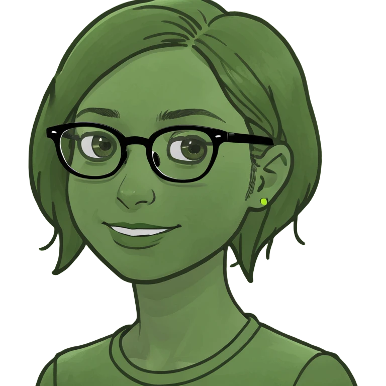 Girl with glasses emoji